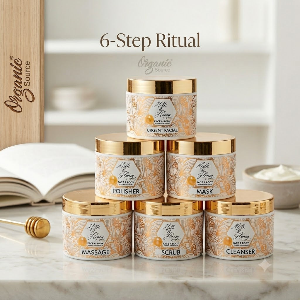 Organic Source Milk & Honey 6-Step Facial Ritual